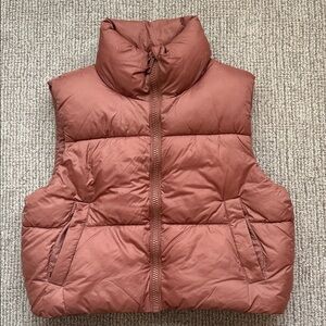 H&M Kids Puffer Vest in Warm Brown